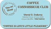 The m! Shop Coffee Conneiseur Club, an exclusive membership for The m! Shop Customers