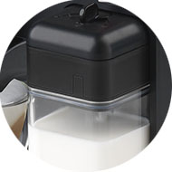 Caffitaly S22 Cappuccino Machine - Built-in milk frother