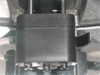 Height adjustable coffee outlet with integrated cappuccino foamer